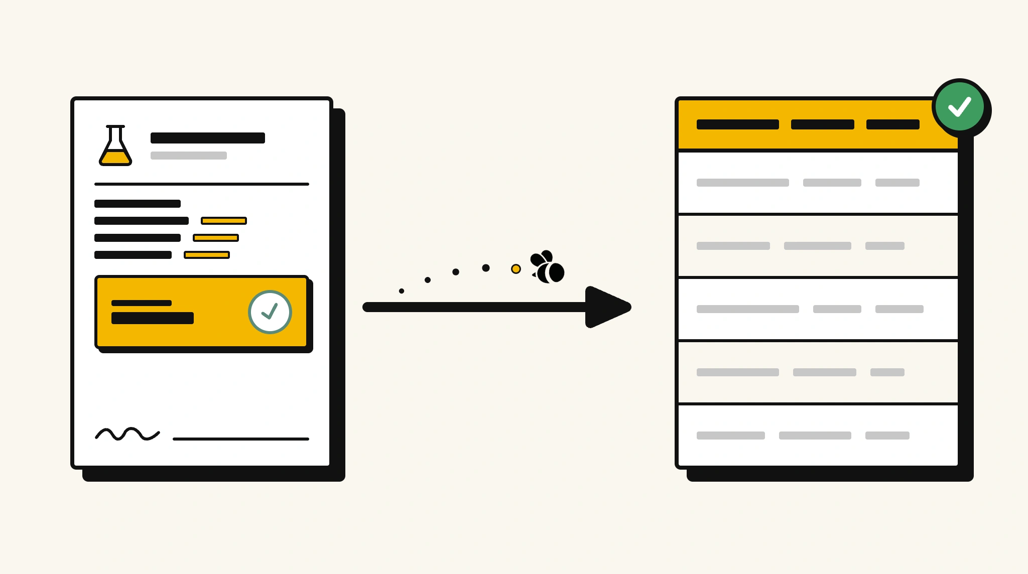 Extracting structured data from a donation receipt into a spreadsheet with ParserBee