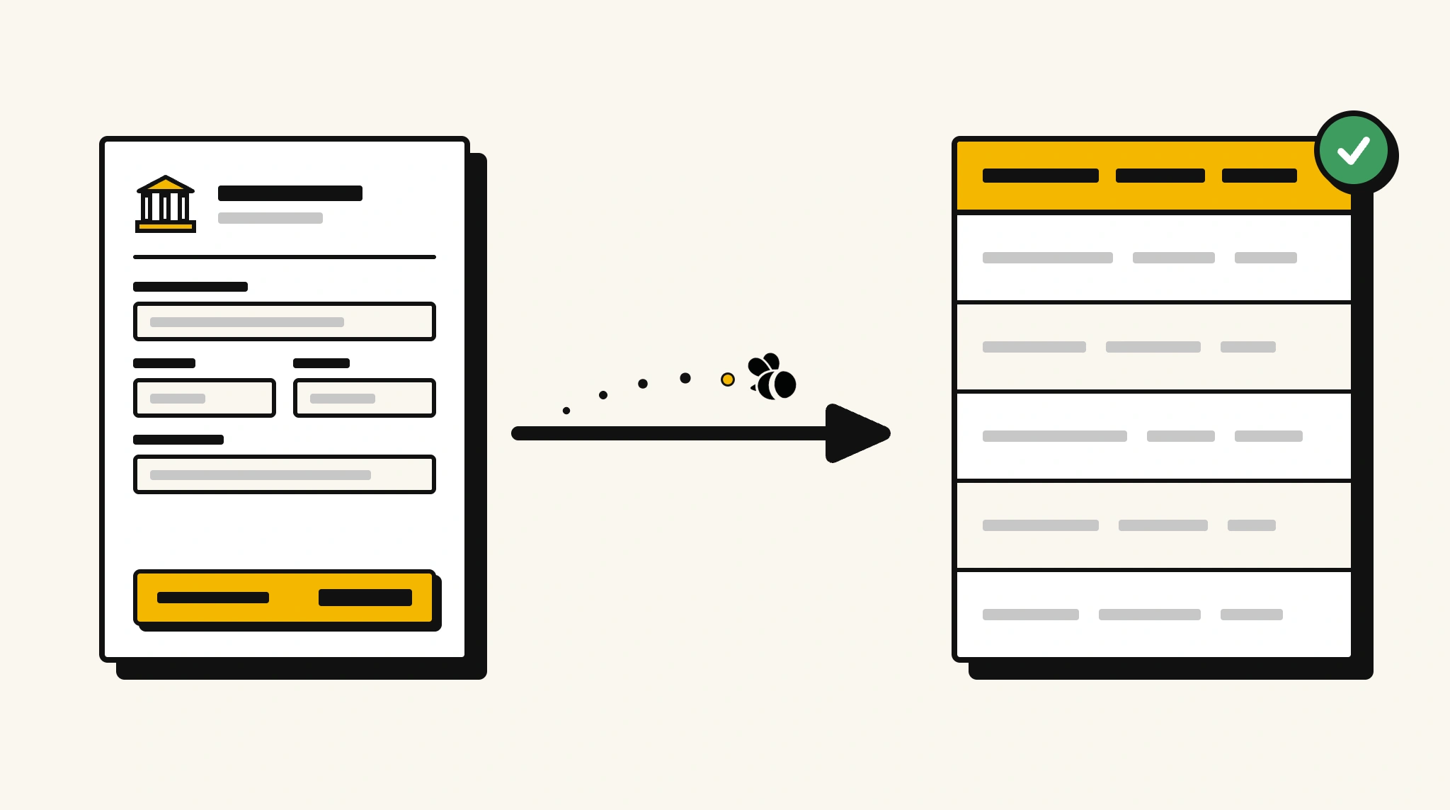 Extracting structured data from a loan application into a spreadsheet with ParserBee