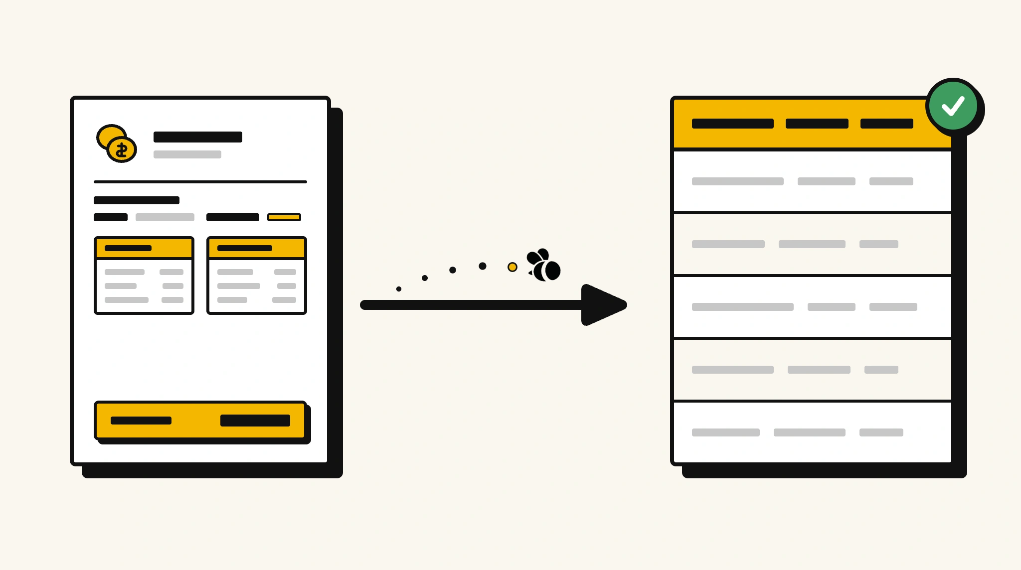 Extracting structured data from a payslip into a spreadsheet with ParserBee