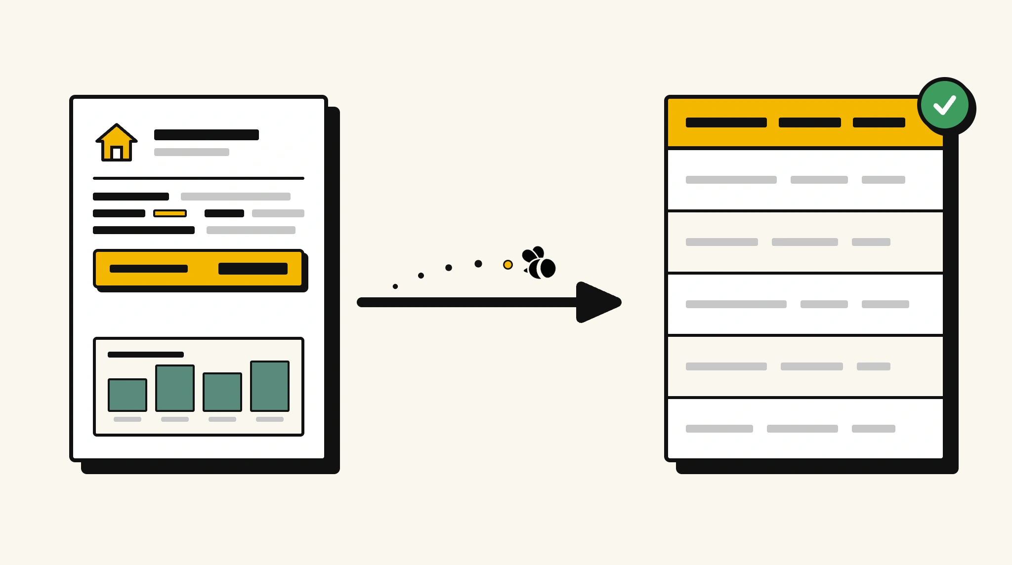 Extracting structured data from a property valuation report into a spreadsheet with ParserBee